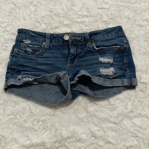 extra small Aeropostale Jean short shorts